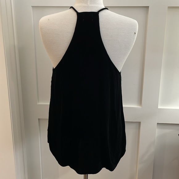 NWOT CAMI NYC Black Velvet and Lace Cami. Size M - Picture 3 of 9